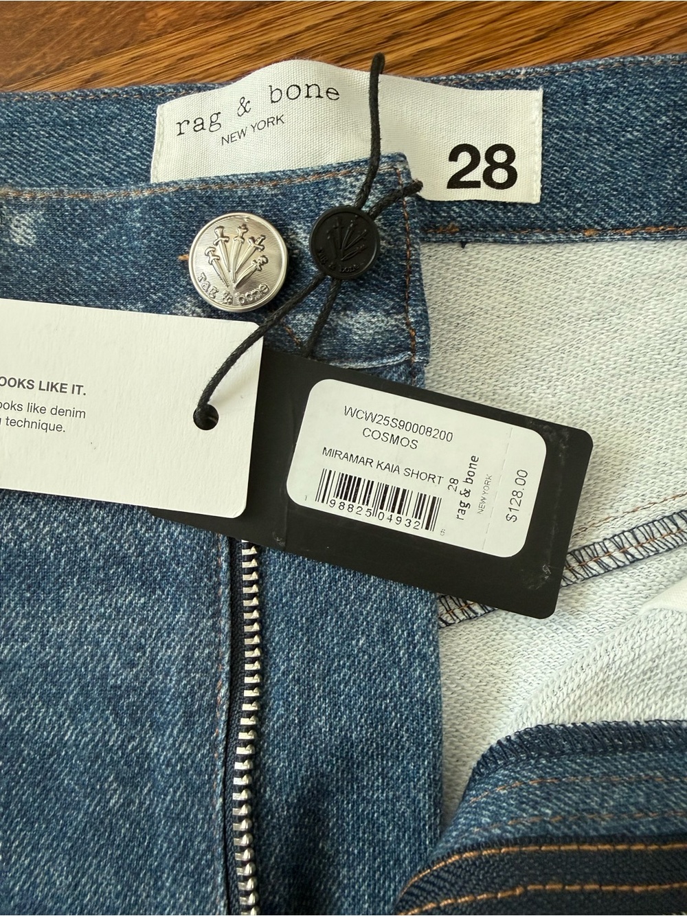 NWT!!! rag & bone Miramar Kaia Short Jeans — Blue (28)
